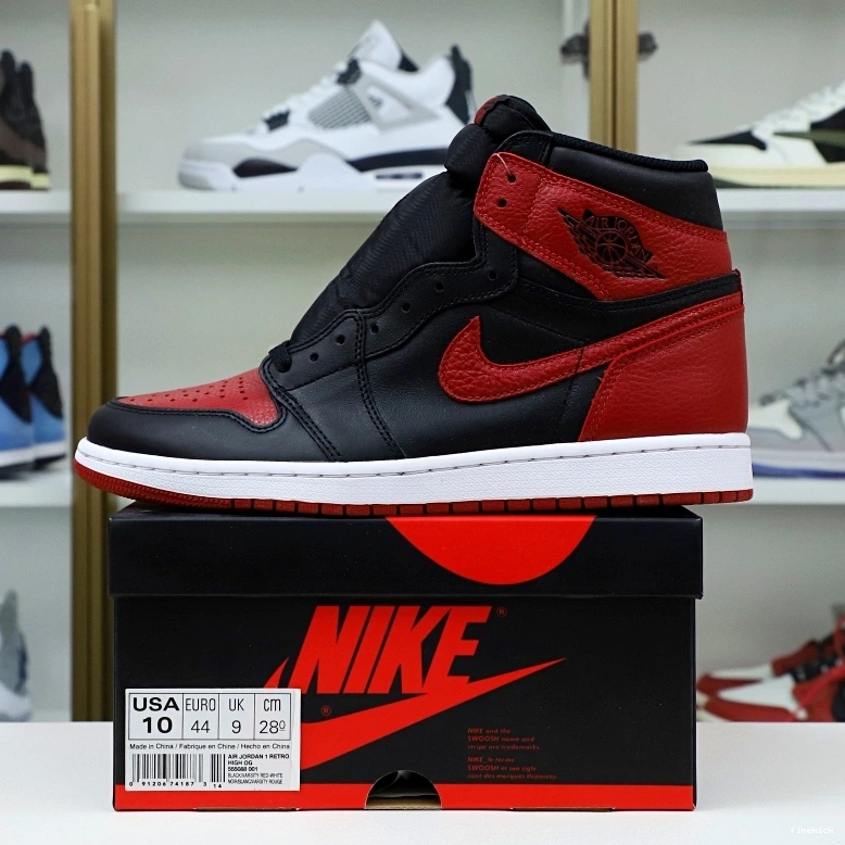 JORDAN AIR HIGH 1 'BRED' RETRO OG 0717